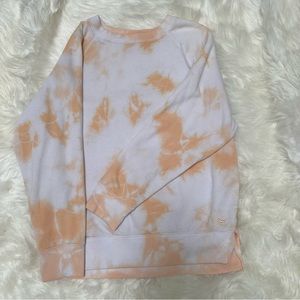 PINK tie dye oversized sweatshirt size M